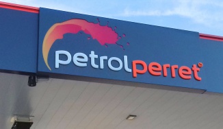 Enseigne Petrol Perret