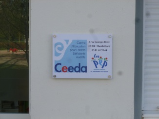 Plaque CEEDA Besançon