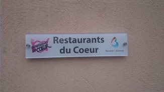 Plaque les restos du cœur