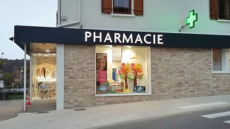 enseigne pharmacie d'authume