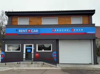 Enseigne Rent a Car