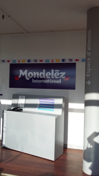 borne d'accueil mondelez