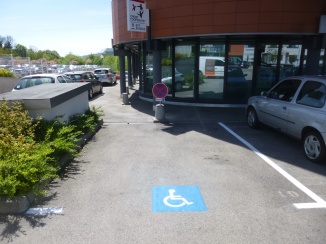 place handicapés temis