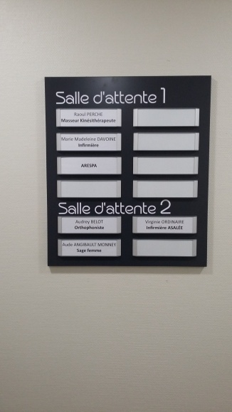 gestion noms et salle